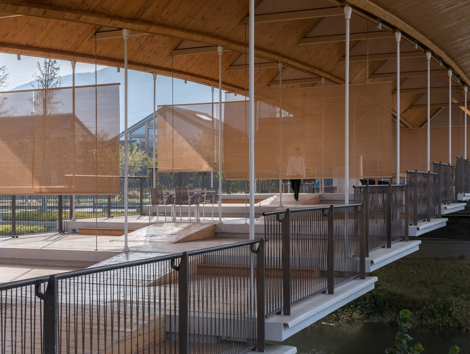 Close-up view of the bridge