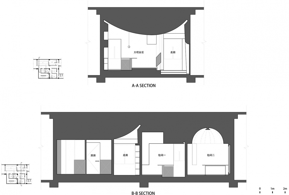 Section AA, BB © Tsutsumi & Associates