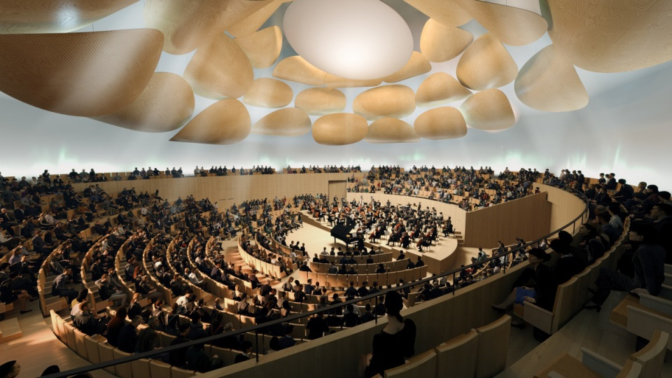 Concert Hall Interior © OPEN