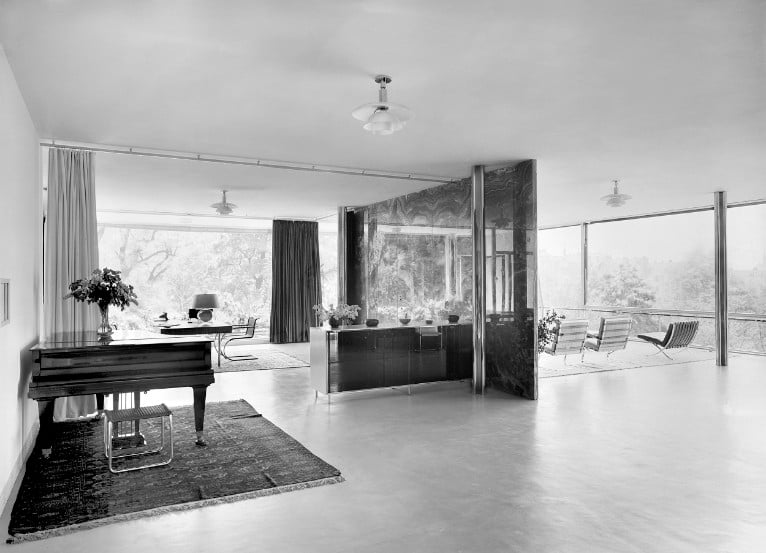 Mies Van der Rohe, Villa Tugendhat, Brno, Czech Republic, 1928-30© Archive Štenc Praha/ VG Bild-Kunst Bonn, 2020. 