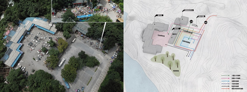 Analysis of the current situation of Tianxingqiao Scenic Area – site analysis © Zhongjian Institute + Shimizu Aipai