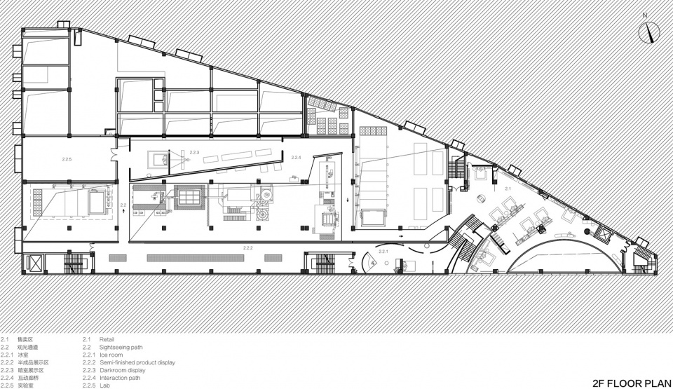 Second floor plan ©Dagou Architectural Design