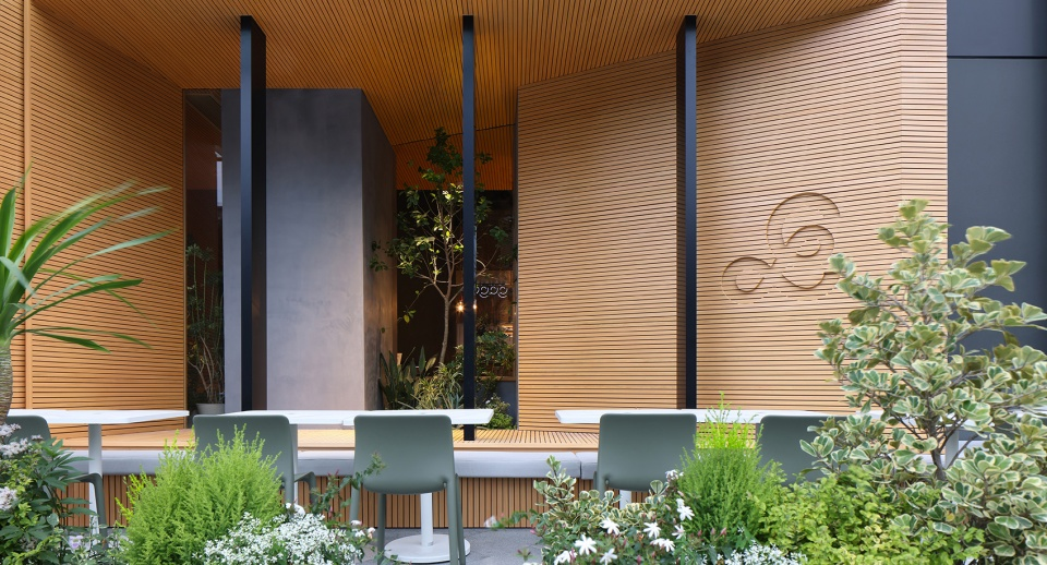 Details of the terrace area © Xiao Le