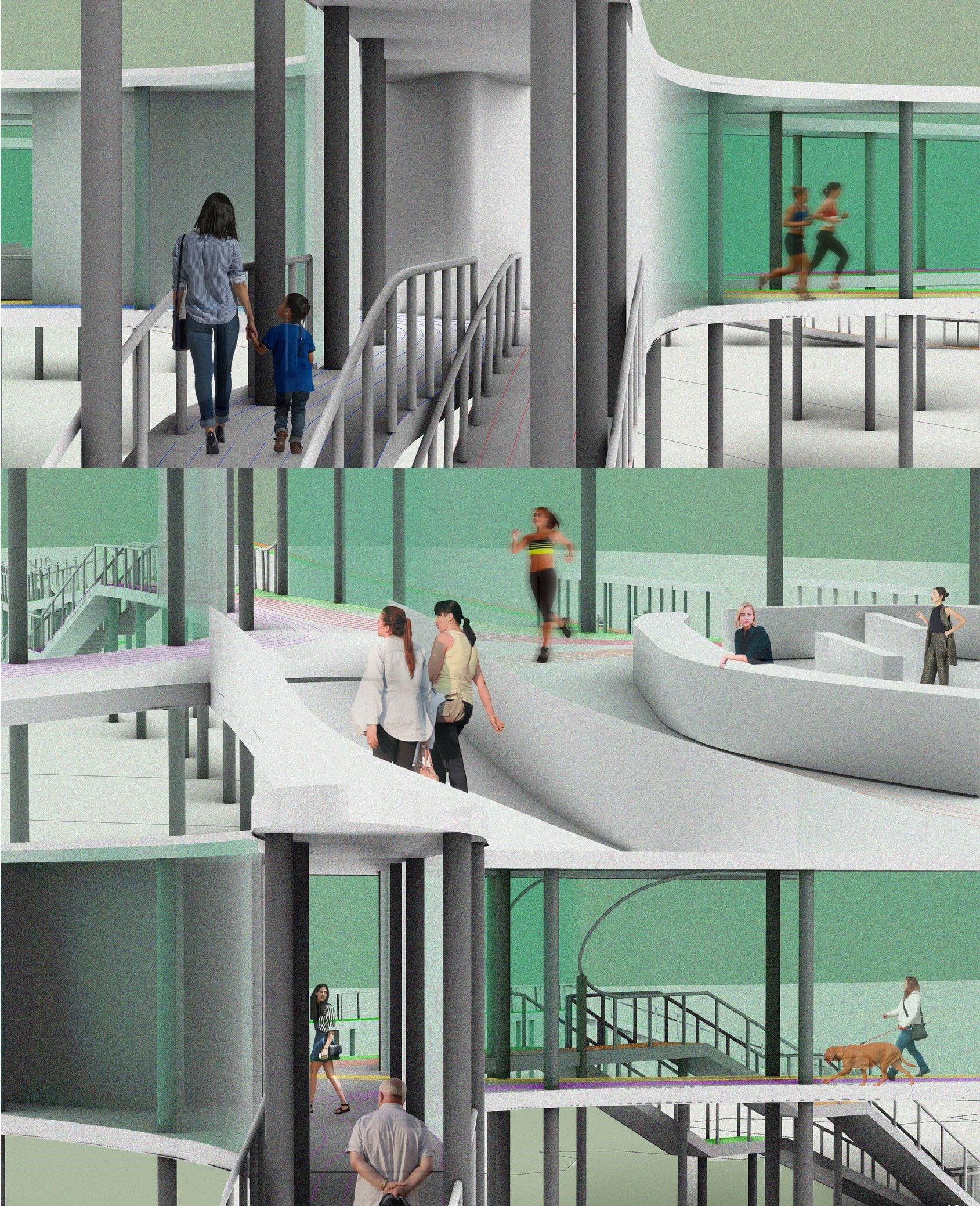 Modern visitor center bridges nature with community.