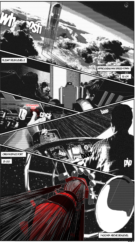 Crafting your design story through a distinctive presentation style not only sets your project apart but also leaves a powerful visual impression on the jurors. - Visual from Or1gyn Space Port