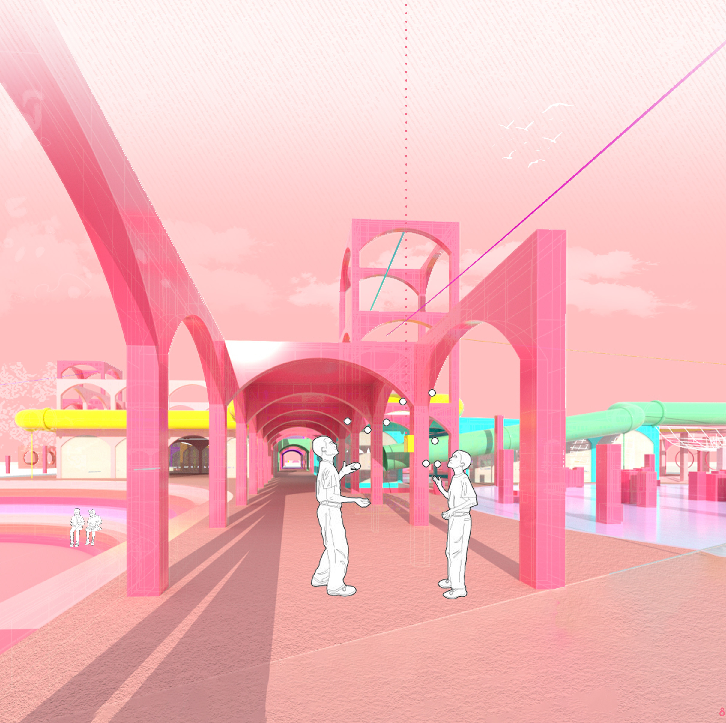 Design process of Universal Playground project shared by Djurdja Petkovic