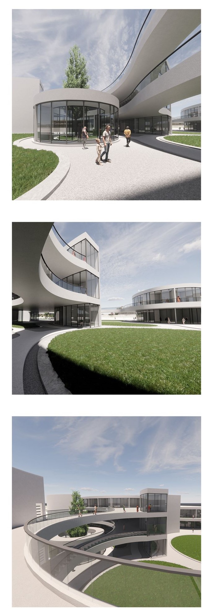 Fluidity in architecture bridges spaces and people.