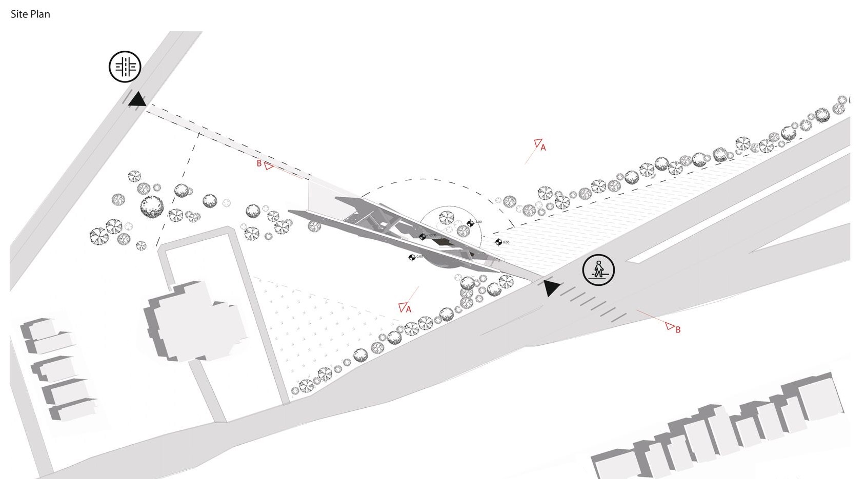 Strategic design integrating nature with educational landscapes.