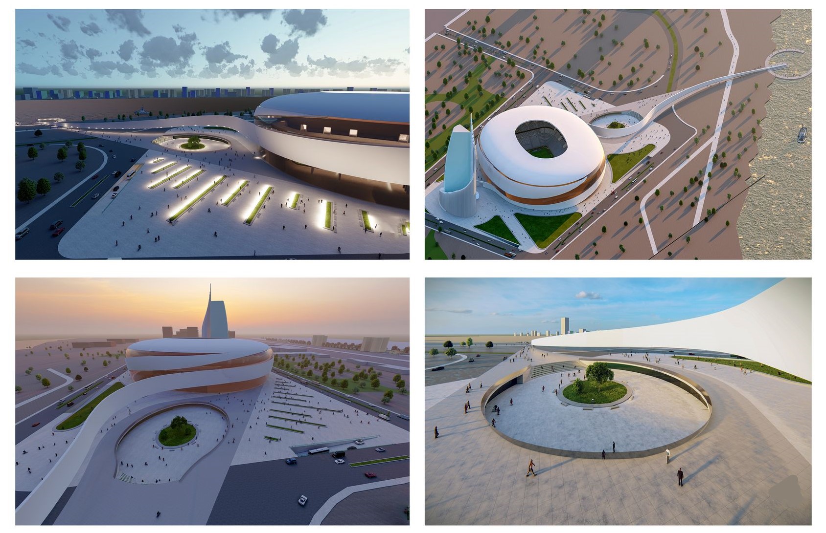 STAYdıum at dusk: Where light and landscape play architect.