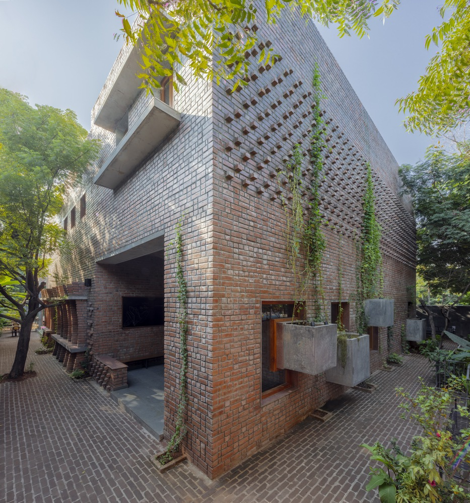 Telugu Medium Restaurant by Sona Reddy Studio - A prime example of sustainable design practices tailored to local climatic conditions.