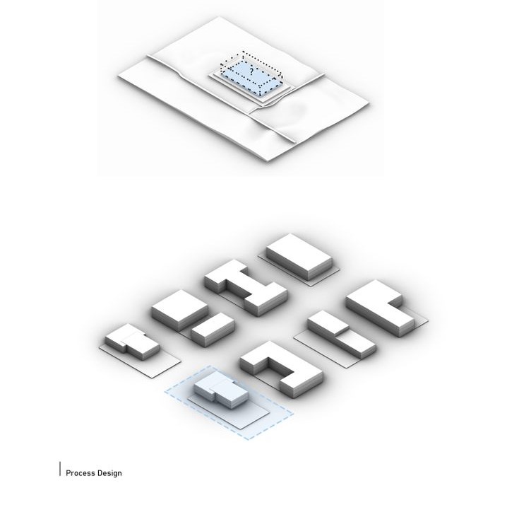 Evolution of design: From concept to architectural layout.