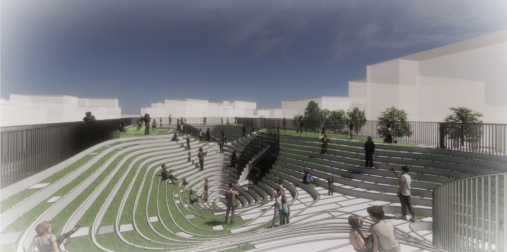 Amphitheater-inspired Outdoor Play and Learning Space