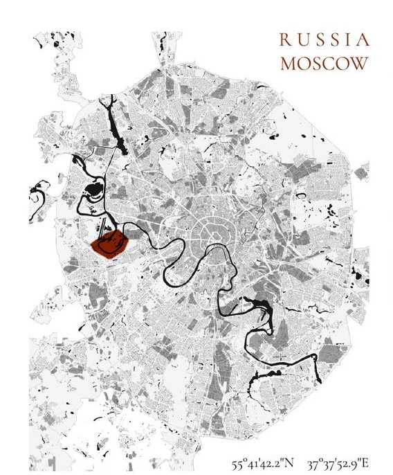 Moscow mapped: the heart of Russian urbanism.