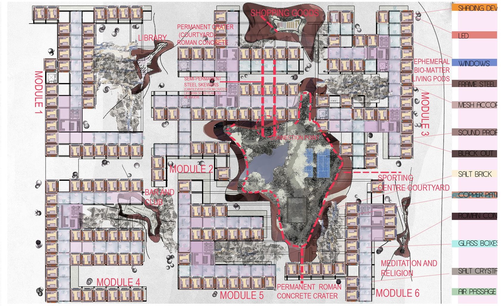 Innovative blueprint: A dynamic ecosystem for modern urban life.