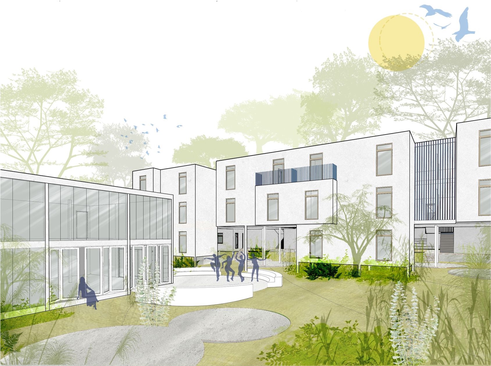 Integrating green living with modern coliving spaces.