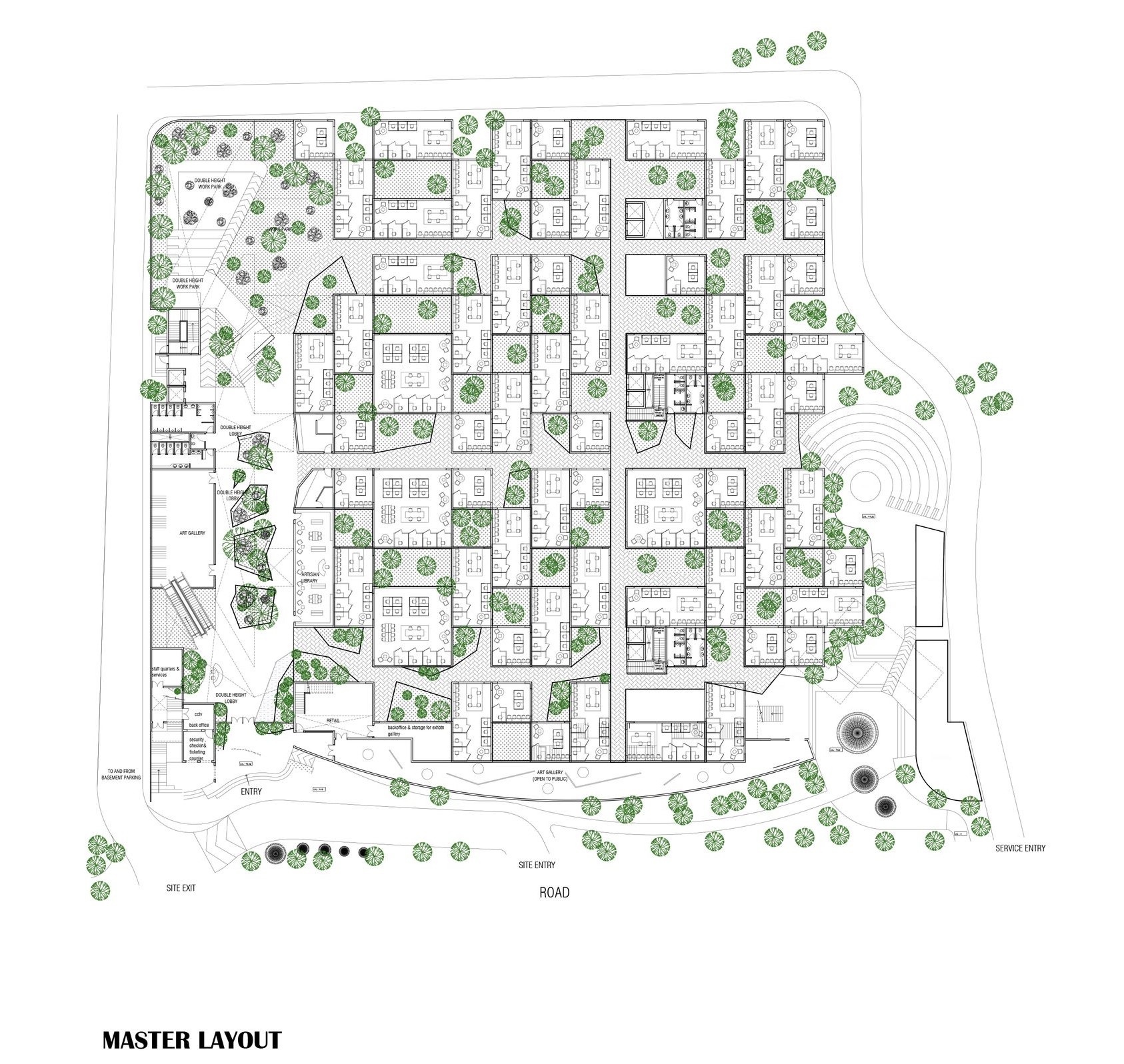 Intricately planned second floor for optimal creativity and flow.
