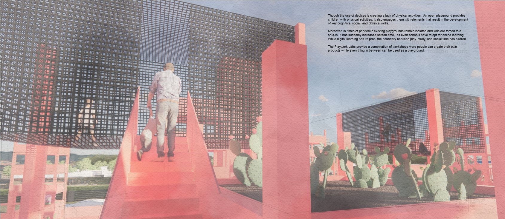 Innovation meets recreation in architectural harmony.