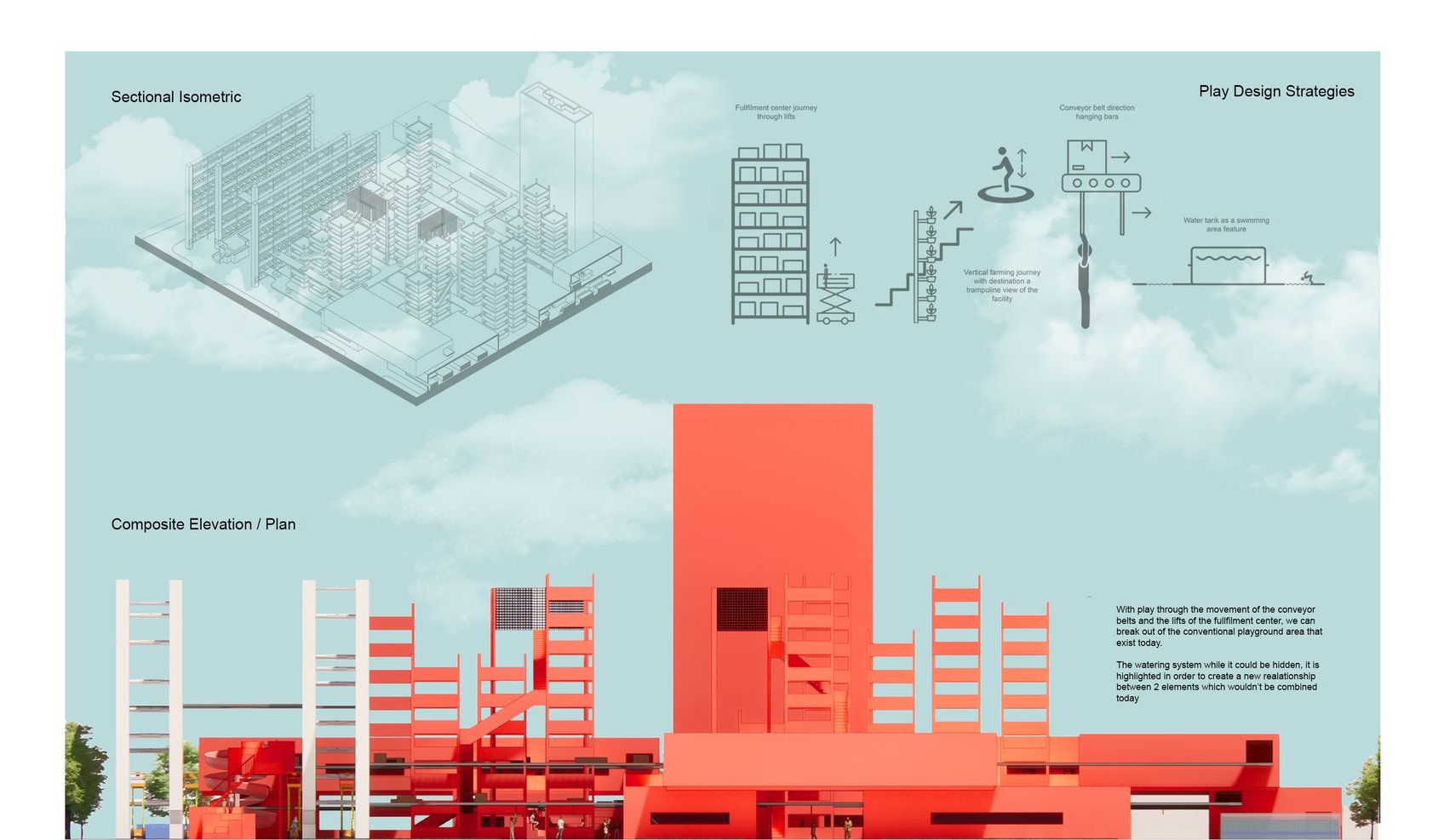 Structures where work and play converge.