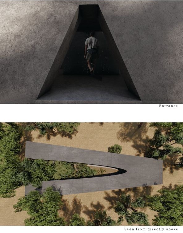 Gateway to nature's embrace, from above and within.