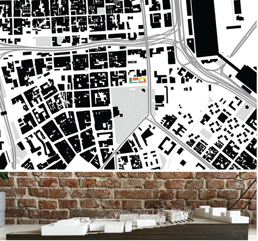 Urban fabric meets architectural model - a design story unfolds.