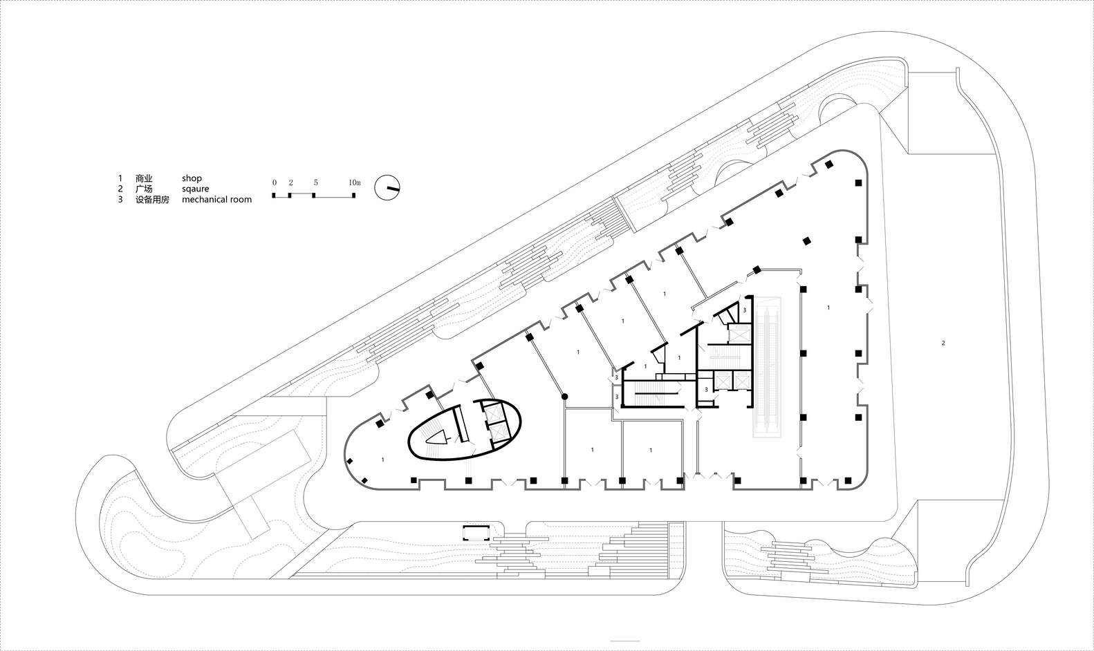Urban Commercial Complex Design The Jinan Huizhong Starry Center