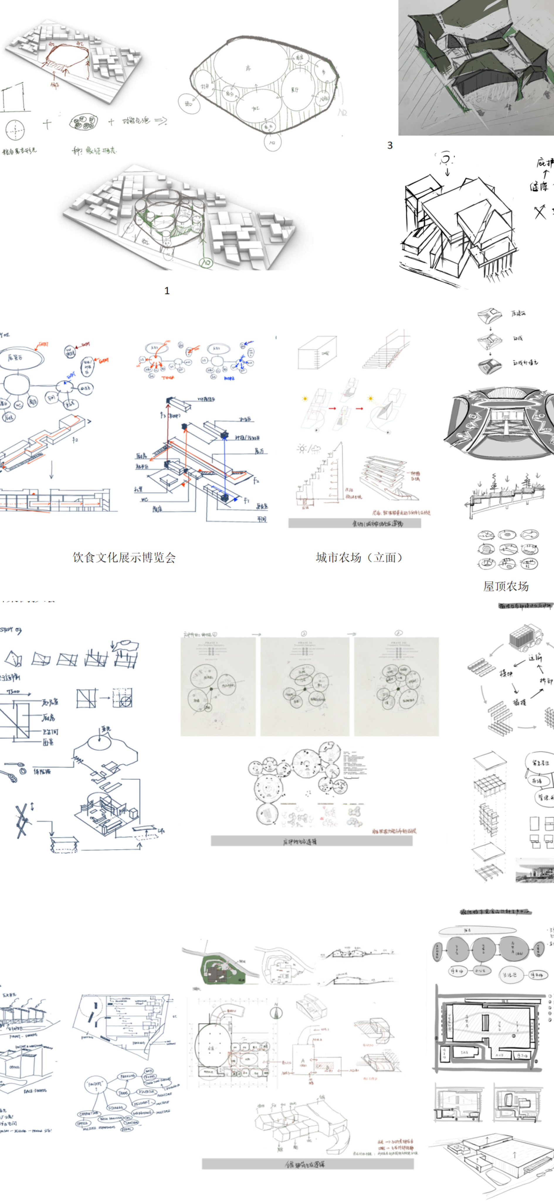 Case studies and intentions on space formation